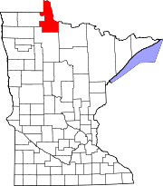180px-Map_of_Minnesota_highlighting_Lake_of_the_Woods_County.svg