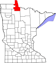 180px-Map_of_Minnesota_highlighting_Lake_of_the_Woods_County.svg